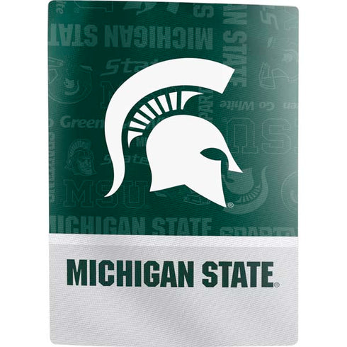 Michigan State University Jersey Split PS5 Digital Edition Console Skin